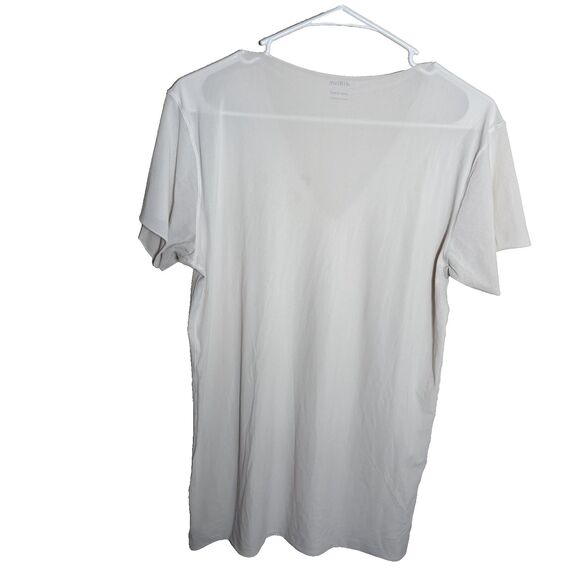 Uniqlo T-Shirt Women's Medium Sheer Airism Short Sleeve Mesh Top Athletic - Picture 2 of 9